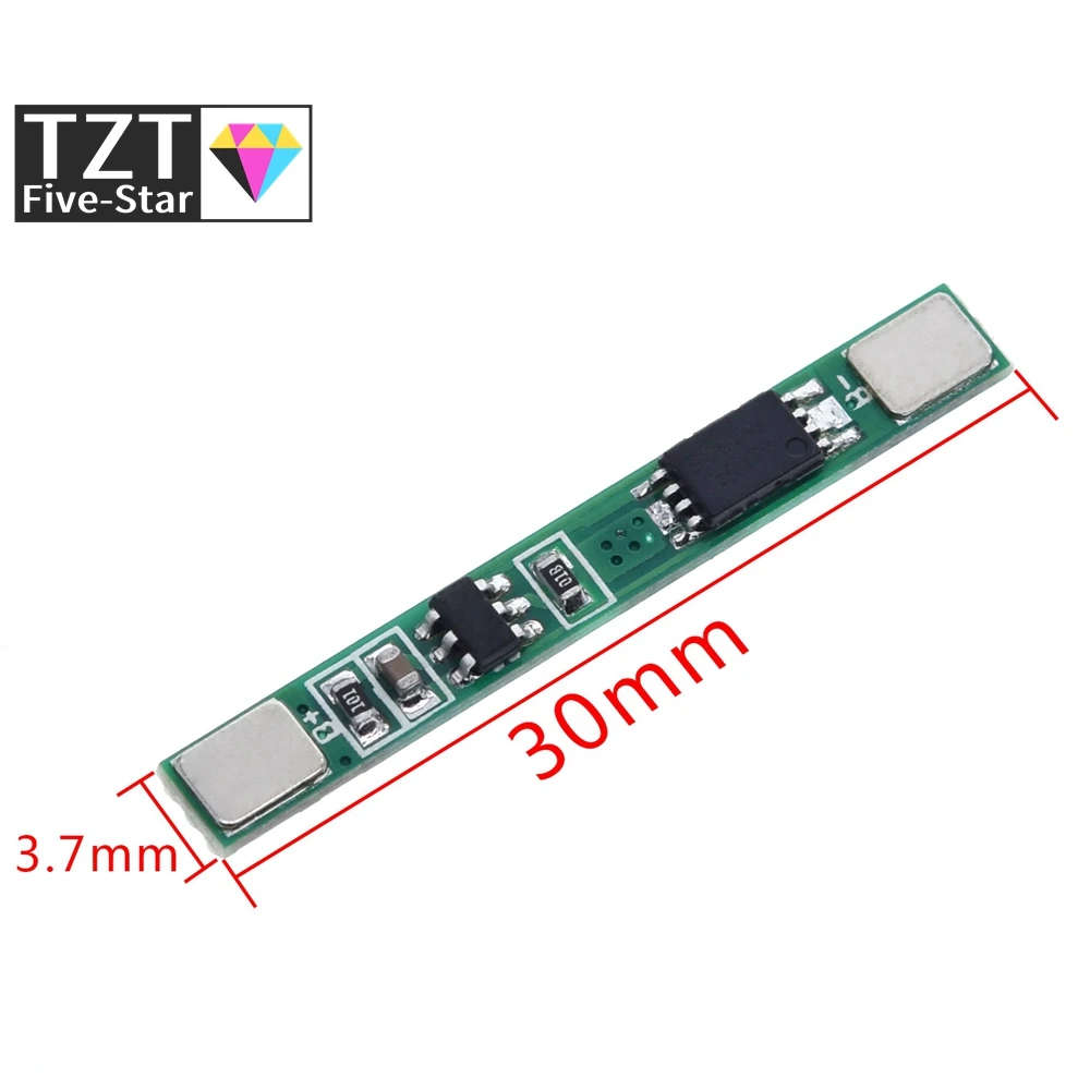 TZT 1S 3 7 V 3A li-ion BMS PCM плата защиты батареи pcm для 18650 литий-ионных литиевых батарей |
