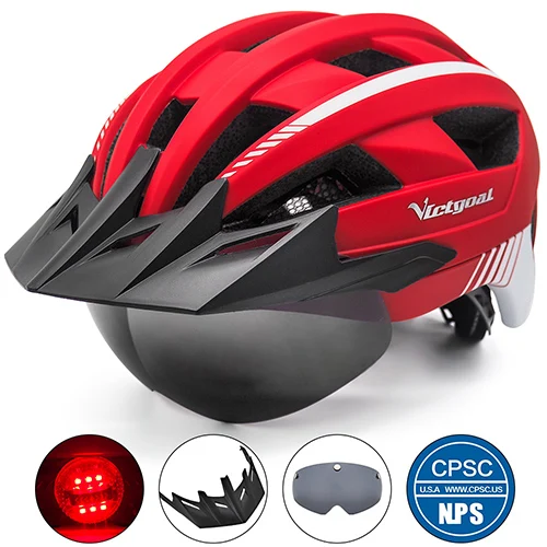 bike helmet with sun visor