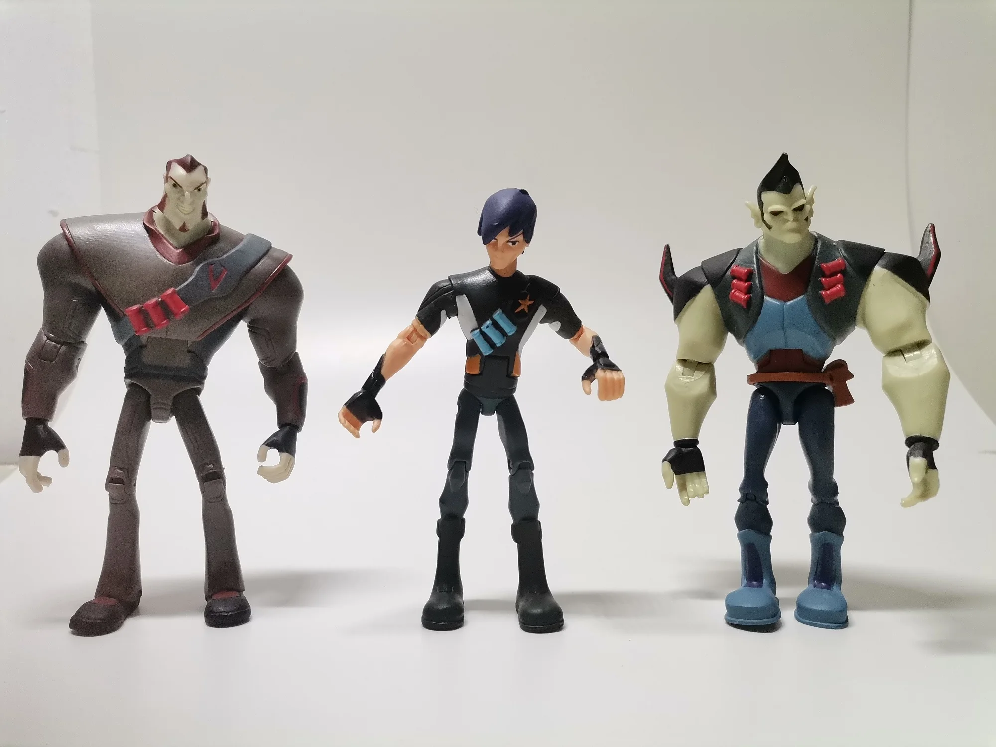 3pcs/lot 10CM garage kit resin Slugterra action figure Eli Shane LK-E(Lucky) Dr. Blakk El Diablos Nacho Kord Zane Child Toy | Игрушки и