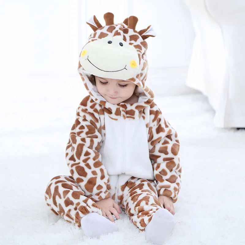 SAILEROAD Tortoise Kigurumi Romper New Pajamas with a zipper for a Child Warm Baby Blanket Sleepers Babies Toddler Clothes - Цвет: H3360 same photo