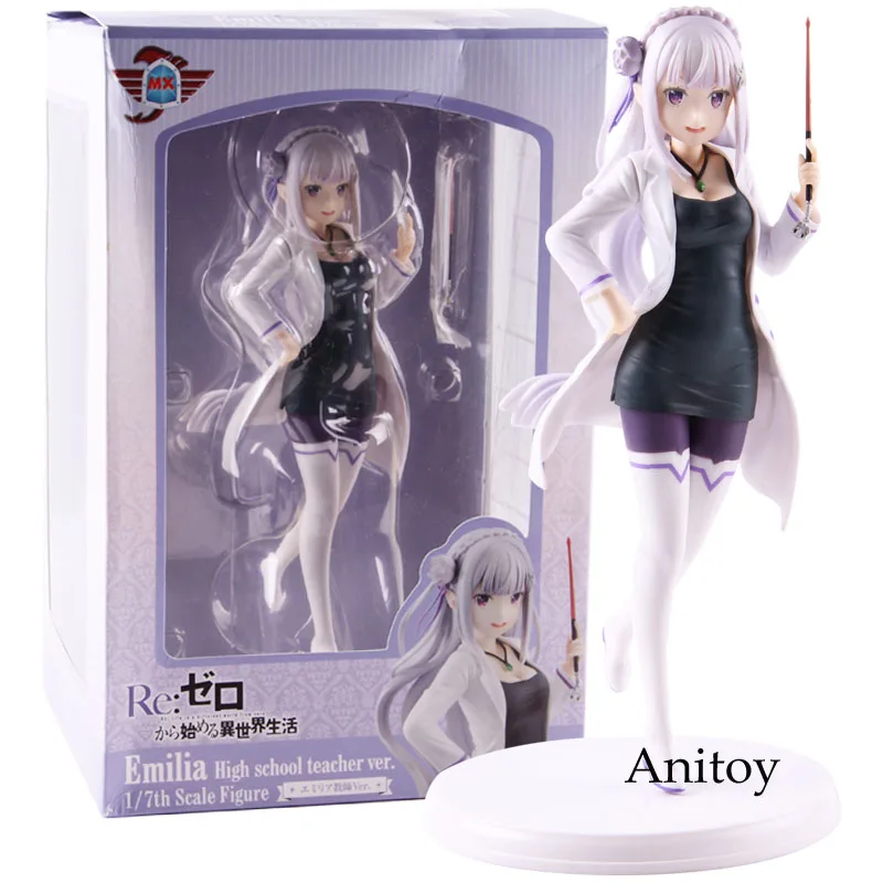 

Re:Zero Starting Life In Another World Emilia High School Teacher Ver. 1/7 Scale PVC Re Zero Action Figure Collectible Model Toy