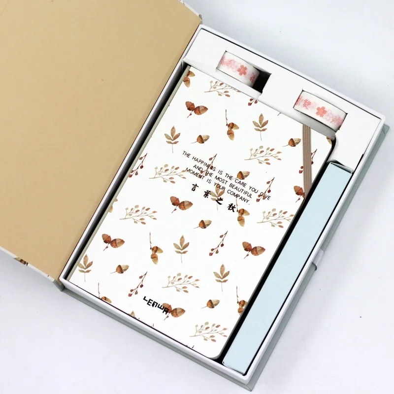 Style 29 Kawaii A5 дневник, блокнот, милый планировщик, органайзер, набор Dokibook, персональный журнал для путешествий, записная книжка+ ручка+ лента, канцелярские принадлежности для офиса и школы - Цвет: Style 29