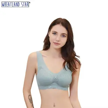 

Natural Rubber Bras for Women Lingerie Feminina Wire Free Brassiere Lingerie Femme Women's Intimates 2020 Underwear & Sleepwears