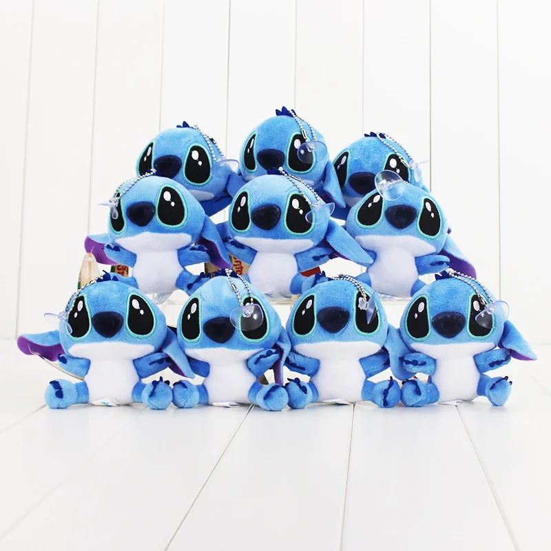 Stitch doll plush toy (Blue 10cm)