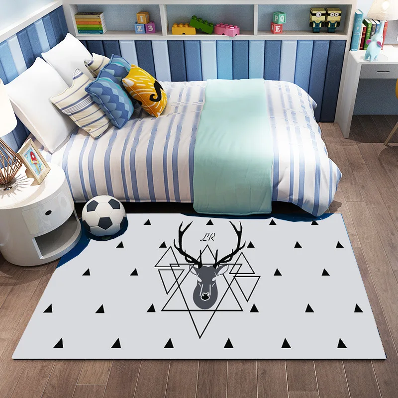 

Living Room Carpet Bedroom Baby Crawling Cartoon Floor Mat Children's Room Cartoon Carpet Bedroom Decor Rugs Living Room