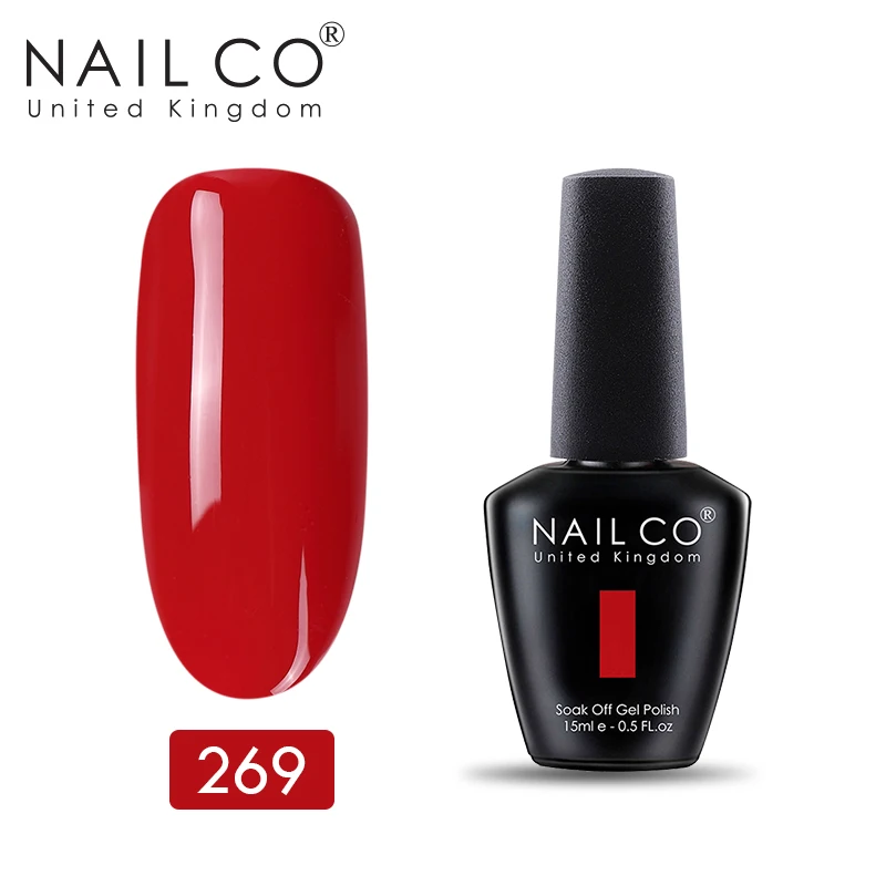 NAILCO Гель-лак набор все для маникюра Полупостоянный Vernis 15 мл УФ-гель для ногтей Hybird Gellak дизайн ногтей маникюр - Цвет: 11269