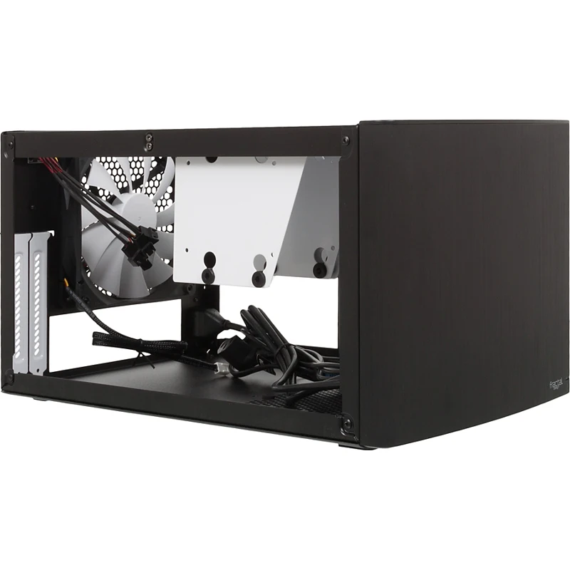 Корпус Fractal Design Node 304 черный w/o PSU miniITX 2x92mm 1x140mm 2xUSB3.0 audio bott PSU