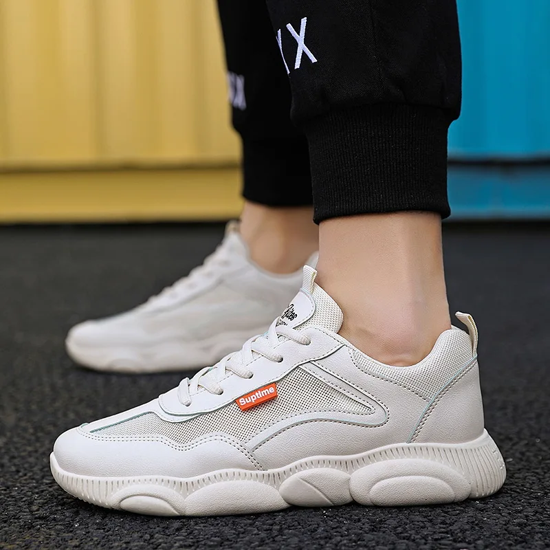 

2019 MEN'S SHOES Spring And Summer New Style Simple Fashion Handsome Light Weight Casual Shoes New Style Trend Mesh Upper Breath