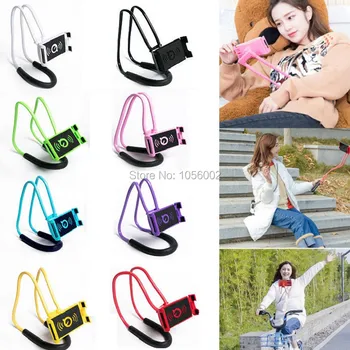 

Lazy Bracket phone holder Flexible Phone Selfie Holder Snake-like Neck Bed Mount Anti-skid For iphone samsung mp3
