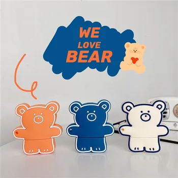 

Brunch Bear Bluetooth Earphone Case for AirPods Pro Silicone Cartoon Headphones Cover for Airpods 1 2 3 Cute Protective Case