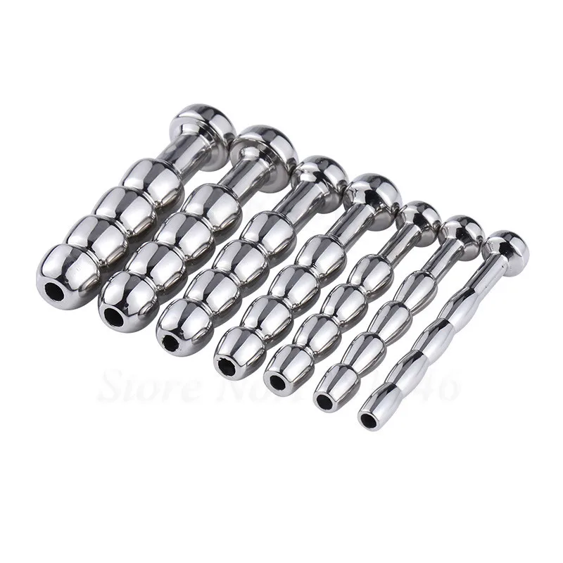 7 Size Smooth Hollow Stainless Steel Urethral Sounding Dilators Adult Sex Toys For Male Penis Urinary Plug Inserts Chastity Shop | Красота и