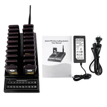 

Professional 999-Channel Keypad Wireless Restaurant Pager Coaster Paging Queuing System Restaurant Coaster Pager