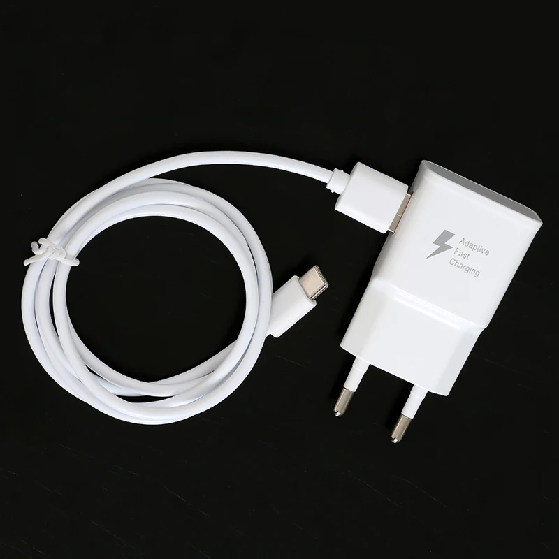 Для samsung galaxy NOTE 10 плюс S10 S10e A8 A9 A5 A7 A50 A20e A30 A70 1M адаптивной быстрой зарядки USB-C 15 Вт настенный обогреватель Зарядное устройство