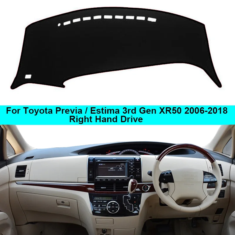For Toyota Previa / Estima 2006 Car Dashboard Cover Dashmat Dash Mat Carpet Cape 2 Layers Sun Shade Dash Board Cover