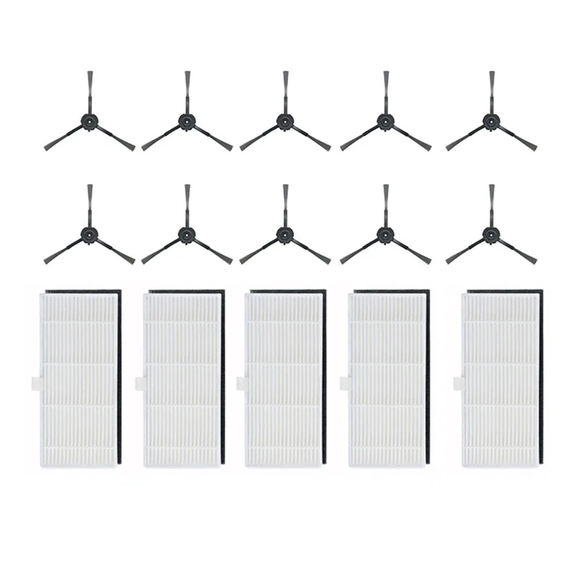 Side Brush and Hepa Filter for Proscenic M7 Pro Robot Vacuum Cleaner Parts Accessories Replacement Kit 15Pcs | Бытовая техника