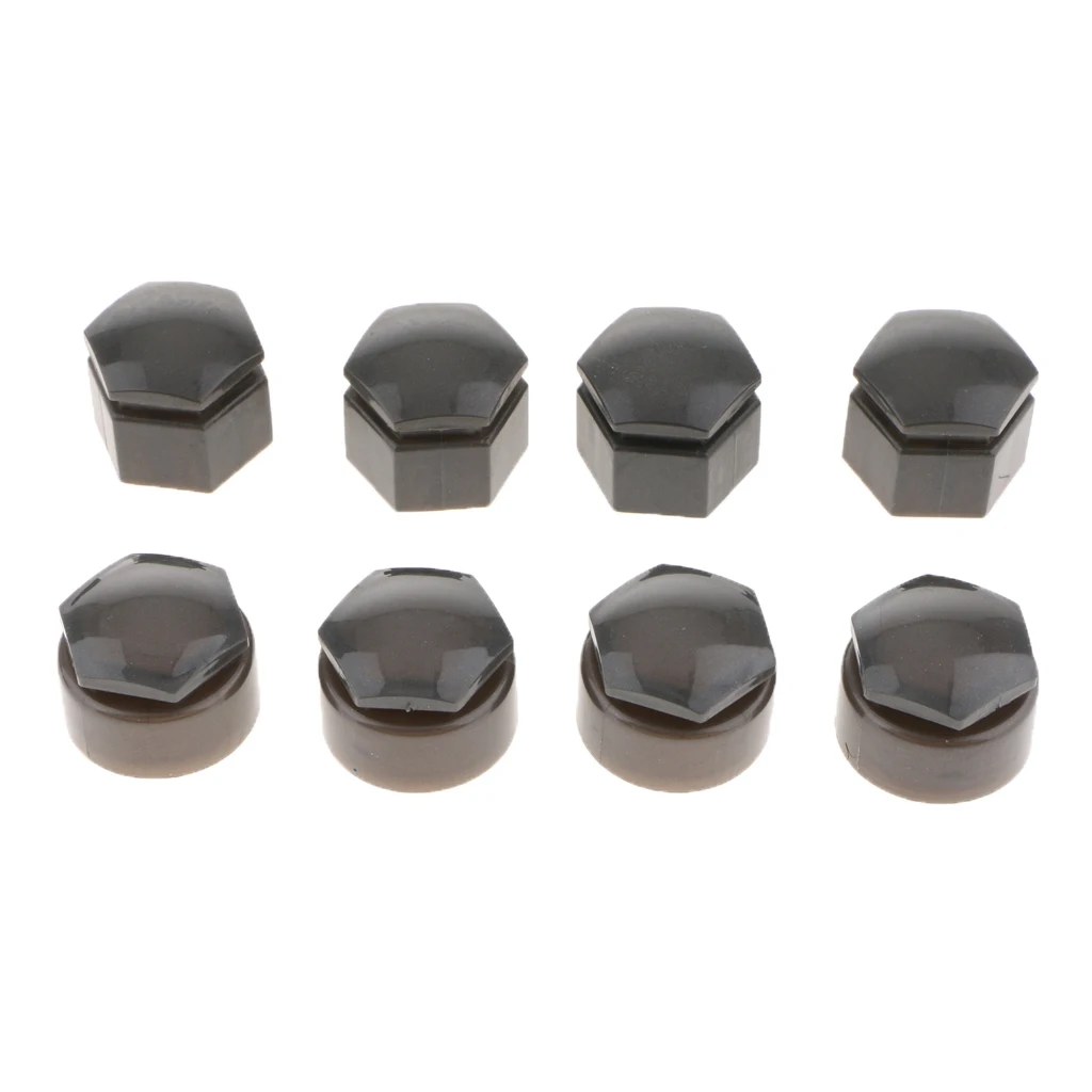 MagiDeal 20x22mm Wheel Nut Covers Hub Screw Lug  Bolt Caps Gray