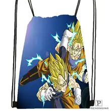Пользовательские Dragon-ball-z-01-походная сумка на шнурке милый рюкзак для детей(черная спинка) 31x40 см#20180611-02-57