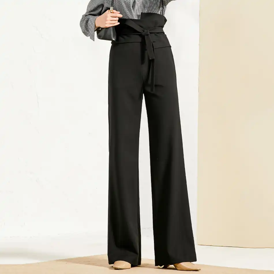 21新しい女性ハイウエストベルトちょう結びワイドレッグパンツストレートパンツ緩いスーツパンツファッションオフィスハイストリート服 パンツ カプリ パンツ Aliexpress 21新しい女性ハイウエストベルトちょう結びワイドレッグパンツストレートパンツ緩いスーツパンツファッションオフィスハイストリート服 パンツ カプリ パンツ Aliexpress