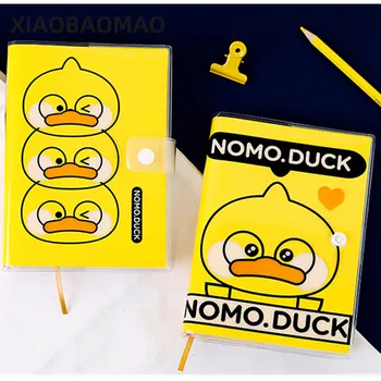 

Cute Duck Color Inner Page Notebook Diary Schedule Book Planner Diary Loose-leaf Binder Cute School Supplies