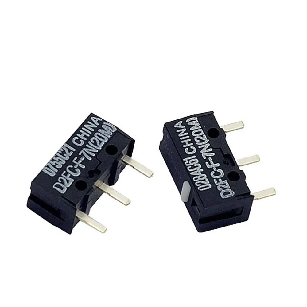 

10PCS/LOT New Authentic Mouse Micro Switch D2FC-F-7N Mouse Button Fretting D2FC-E-7N D2FC
