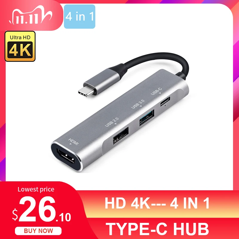 

USB C HUB Type C to Multi USB 3.0 HUB HDMI Adapter Dock OTG for Macbook Pro 13 15 Air Mi Pro HUAWEI Matebook