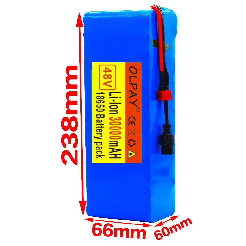 48v 30ah 1000watt 13s3p 18650 Battery 