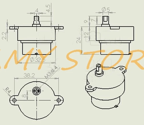 S30K Электрический редуктор постоянного тока мотор игрушка робот модель DIY 6 в 12 В 7 об/мин 10 об/мин 14 об/мин 20 об/мин 21 об/мин 40 об/мин