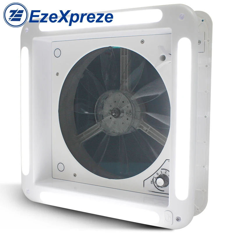 Rv Roof Ceiling Vent With Led Light 