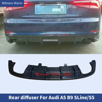 

Carbon Fiber FRP Rear Bumper Diffuser Lip Spoiler for Audi S5 A5 B9 Sline 4 Door 2 Door 2017-UP