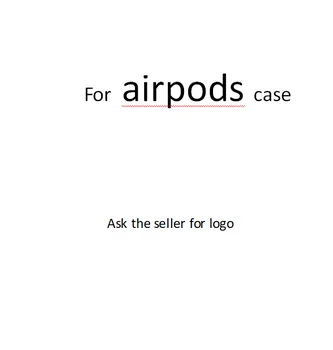 

For Apple Airpods protective cover Bluetooth wireless headset shell silicone portable headset shell