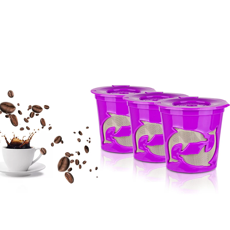3 шт. кофе капсулы стручки многоразового фильтр чашка подходит для Keurig Hot Plus 2,0