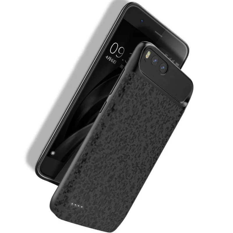 5500 мАч для Xiaomi Mi 6 батарея зарядное устройство чехол Внешнее зарядное устройство Крышка банк питания зарядный чехол Аккумулятор для портативного телефона зарядное устройство