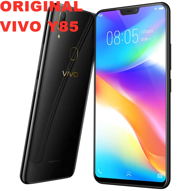 Новая модель Vivo Y85 4G LTE мобильный телефон Android 8,1 6,2" ips 2280X1080 4 Гб ram 64 Гб rom распознавание лица 16,0 Мп отпечаток пальца