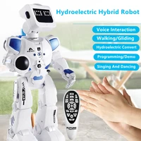 Smart Programming Demo Hydroelectric Hybrid RC Robot Voice Control Interaction Walk/Glide Singing And Dancing Eductional RC Toy 1