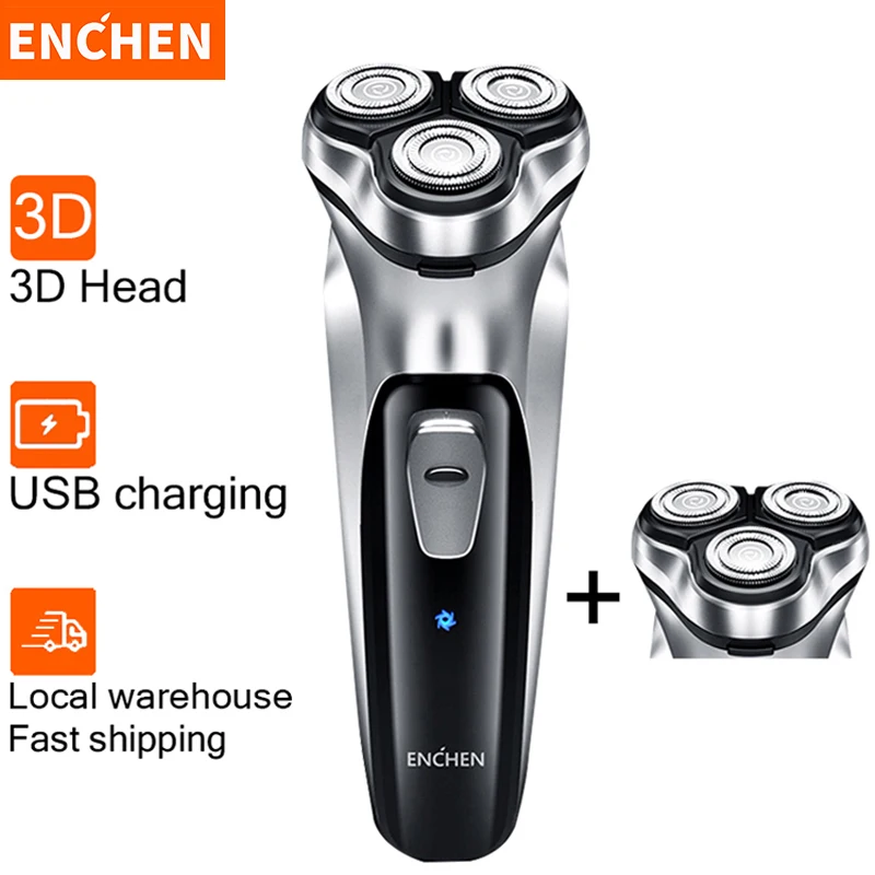 Enchen Electric Shaver Men’s Razor Beard Trimmer shaver for men 3 blades