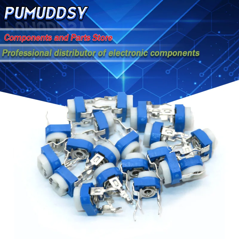 20PCS RM065 RM-065 20K ohm 203 RM065-203 Trimpot Trimmer Potentiometer variable resistor | Электронные компоненты и