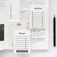50 folhas nota pegajosa diário para fazer planner fazer listas bloco sortido bloco de notas