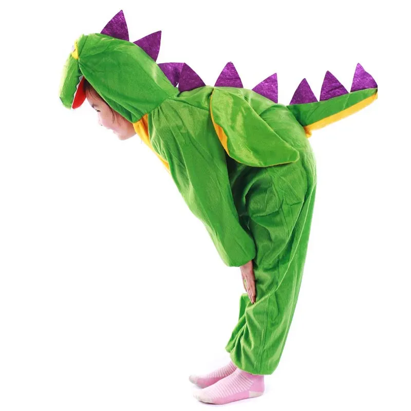 Goedkoop Umorden Jongen Meisje Leuke Cartoon Dier Dinosaurus Kostuum Cosplay Kleding voor Kids kinderen Dag Kostuums