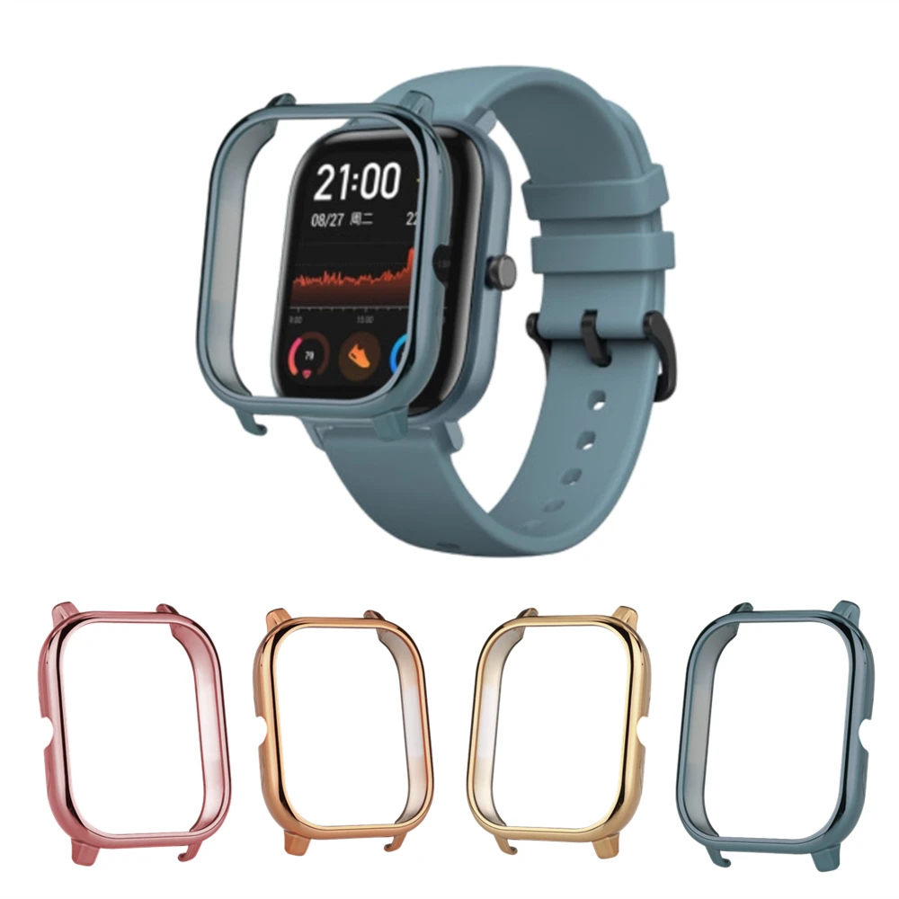 Защитный чехол из поликарбоната для Huami Amazfit GTS защитная рамка Xiaomi Бампер Покрытие