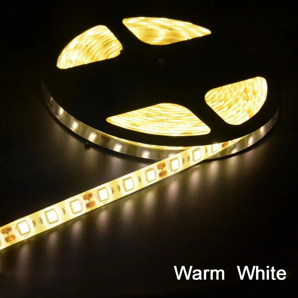 

1M 2M 3M 4M 5M DC12V Flexible 5050 LED Strip Light 60leds/m waterproof /no waterproof LED Ribbon Tape Home Decor Car lamp