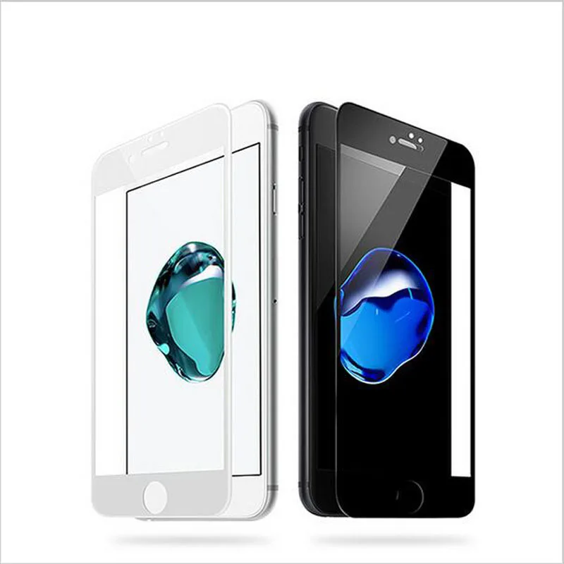 Для iphone 7 Защитное стекло для экрана Plus передняя крышка чехол 3D изогнутая полное