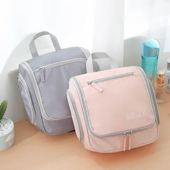 

Memory spinning small ear washing bag pure ribbon hook portable washing bag multifunctional travel storage cosmetic bag
