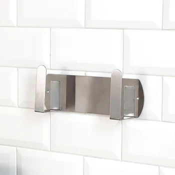 

Wall Mount Stainless Steel Hooks Cutting Board Pot Lid Holder Multi-functional Home Kitchen Storage Accessories