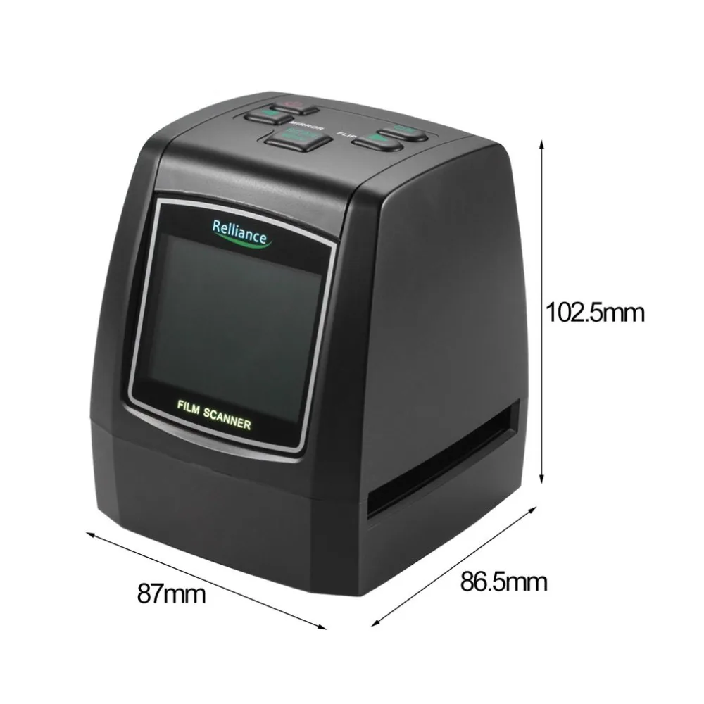 Все-в-1 пленочный сканер слайд-сканер автоматический B& W слайды отрицательные CMOS сенсор скорость-нагрузка адаптеры Супер 8 пленок сканер