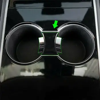 

Car Center Console Anti Slip Cup Holder Limiter Fix Reduce Shake Clamping Direct Tool For Tesla Model 3 Water Cup Groove Stopper