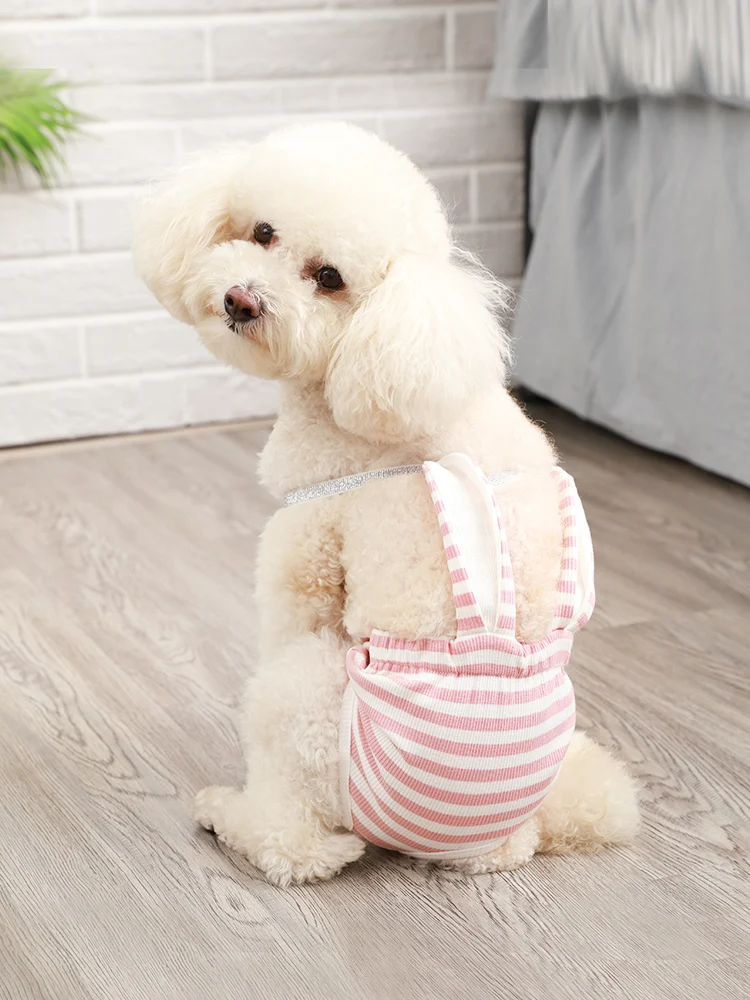 Hoopet Pet Dog Clothes For Small Dogs Clothes Puppy Clothing Shirt Winter Warm Vest Pants Underpad For Dogs Physiological Pants