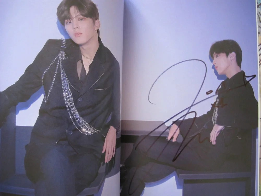 Ручная подписка X1 XONE Autographed MINI 1st альбом QUANTUM LEAP+ подписанный фото K-pop 102019