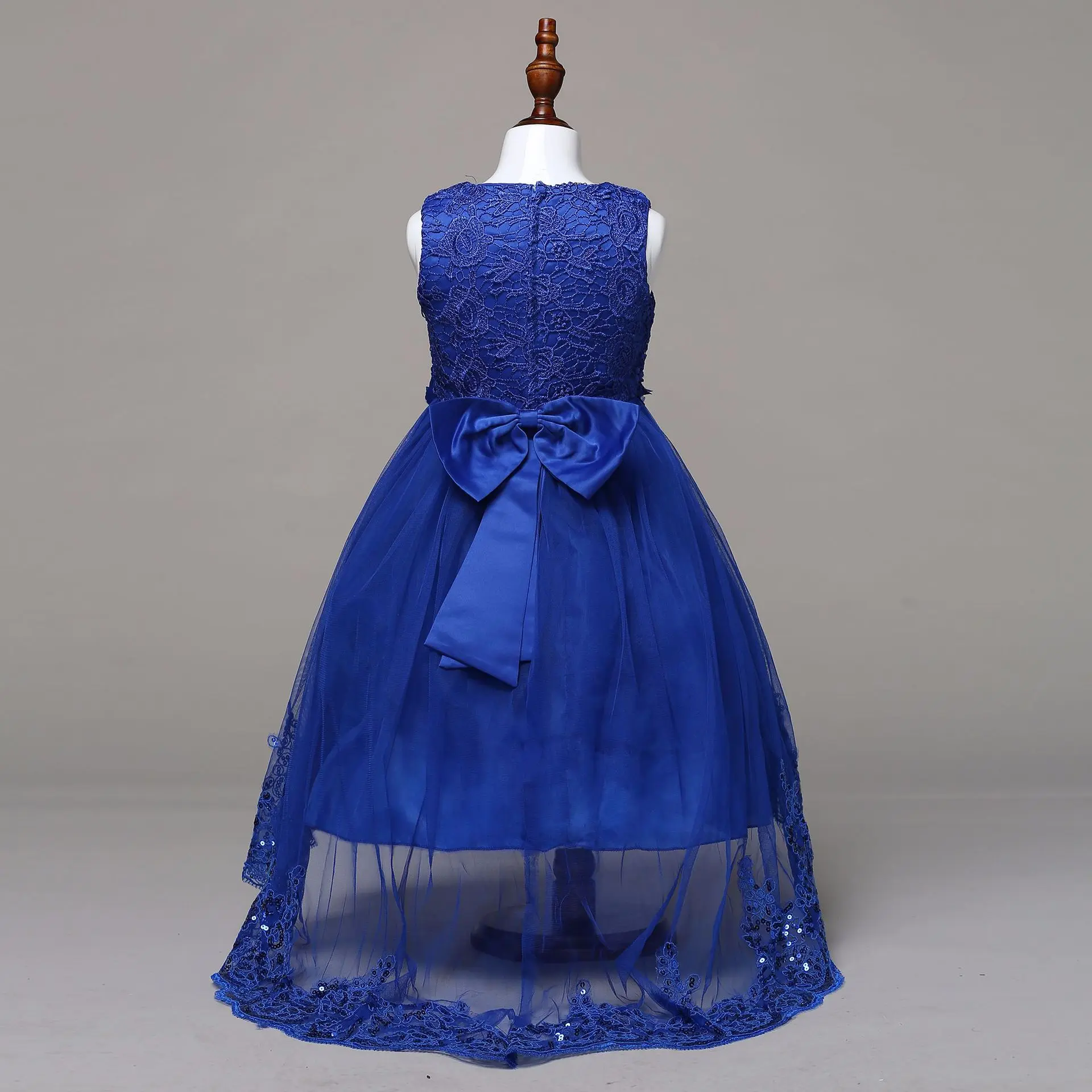 Spring And Summer New Products Flower Fairy Children Tailing Evening Gown Sequin Flower Children Princess Skirt Children Dress