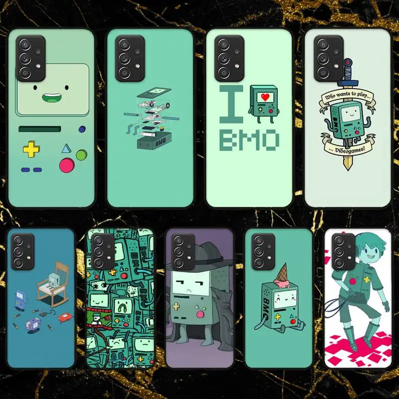 RUICHI Adventure Time Funny BMO Phone Case For Samsung Galaxy A02 A12 A21 A22 A32 A41 A42 A51 A71 A72 Shell | Мобильные телефоны и