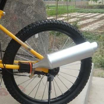 

Hot Spoke Exhaust Pipe Bicycle Motorcycle Turbo System Installation Sounds Bike Engine